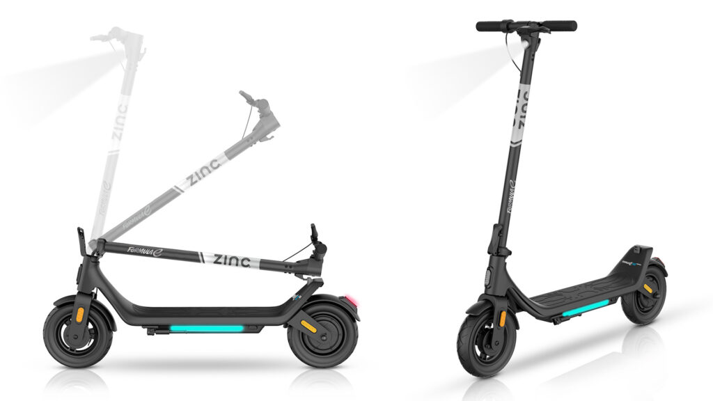 Formula's new e-scooter substitutes race car speed for comfort and stability