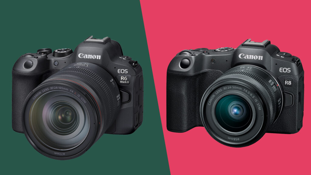 Canon EOS R8 vs R6 Mark II: the differences explained