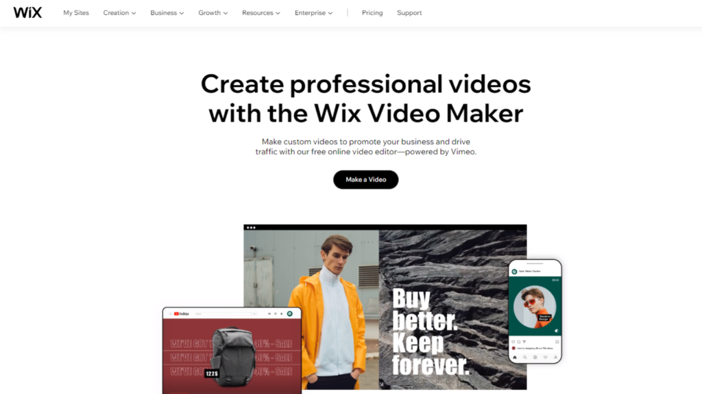 Wix Video Maker review