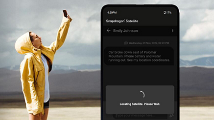 Qualcomm's satellite text messaging just became the next big Android phone feature