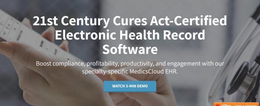 MedicsCloud EHR Review: Pros & Cons, Features, Ratings, Pricing and more