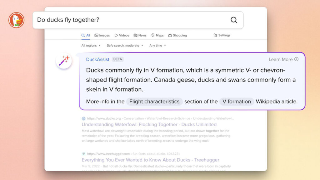 DuckDuckGo's new DuckAssist may give Bing and ChatGPT a run for their money