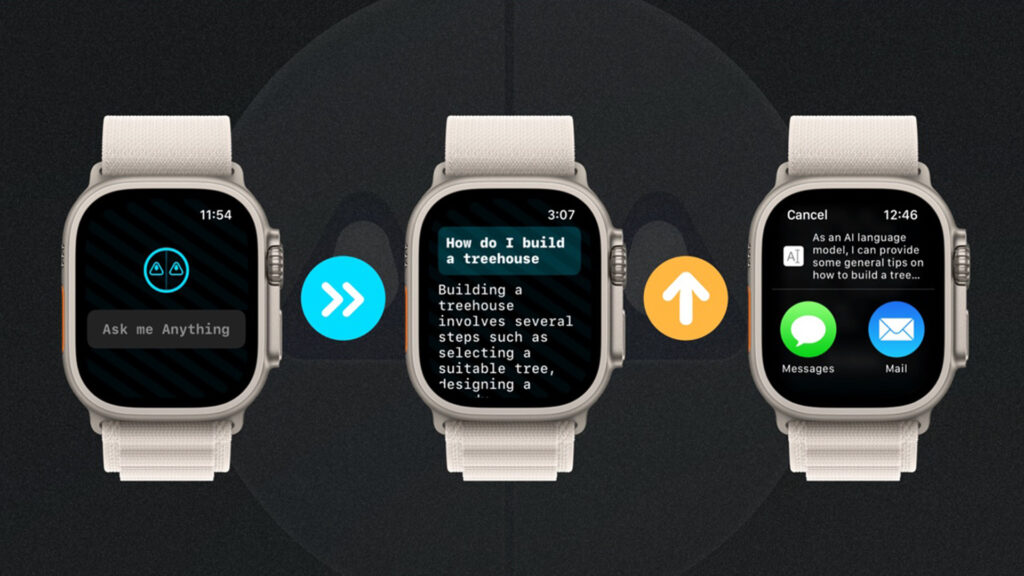 ChatGPT lands on the Apple Watch and Siri should be worried