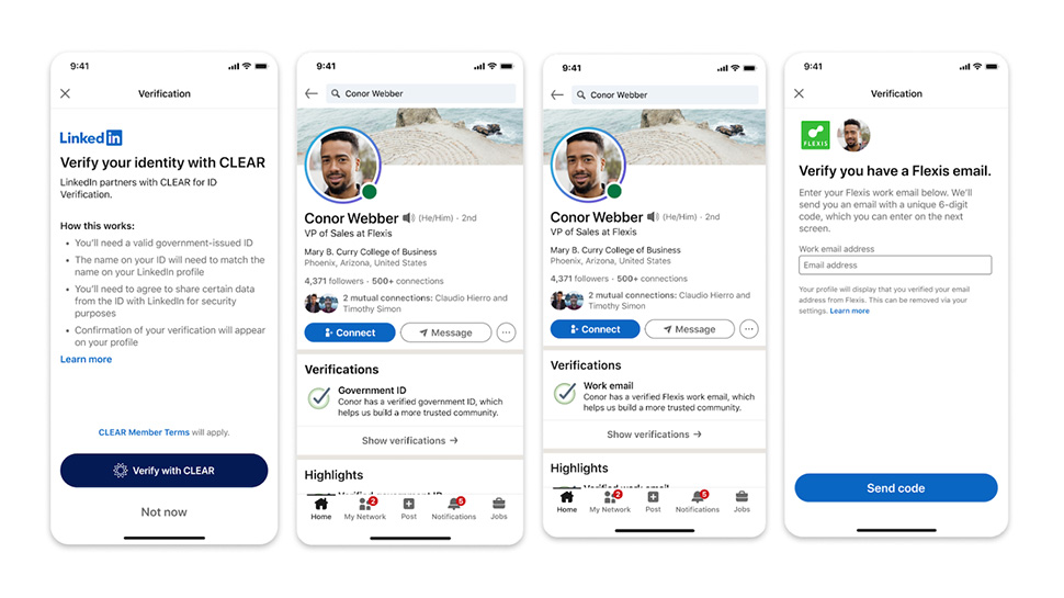 LinkedIn can now get users verified for free
