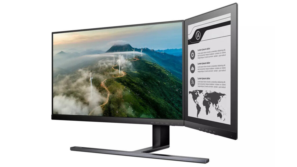 Philips' new monitor has an ingenious E-Ink sidekick to save you from eyestrain