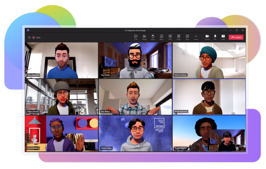 Microsoft Teams thinks some wacky avatars will make your video work calls more bearable