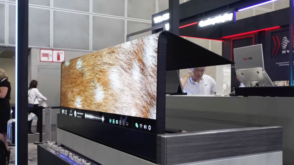 This foldable OLED TV was printed by inkjet and it could be the future of 8K