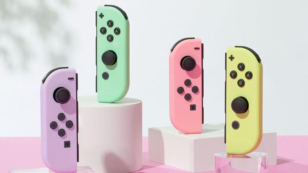 New Nintendo Switch Joy-Con controllers come in pleasing pastel colors