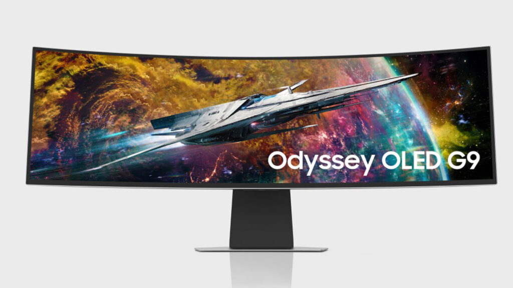 Preorder Samsung's new Odyssey OLED G9 monitor and get a $250 gift card