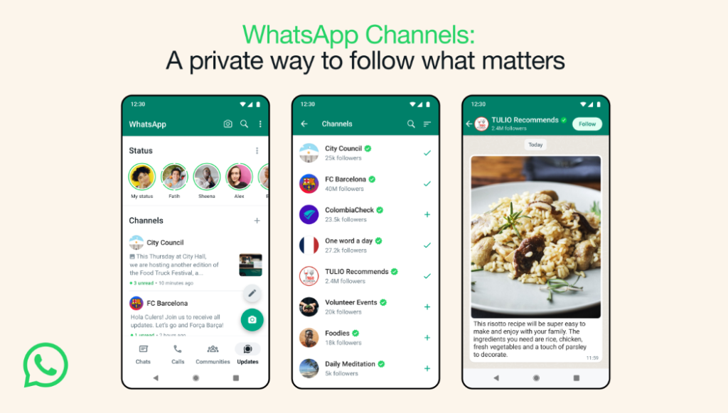 WhatsApp Introduces New Feature 'Channels' for Select Organizations