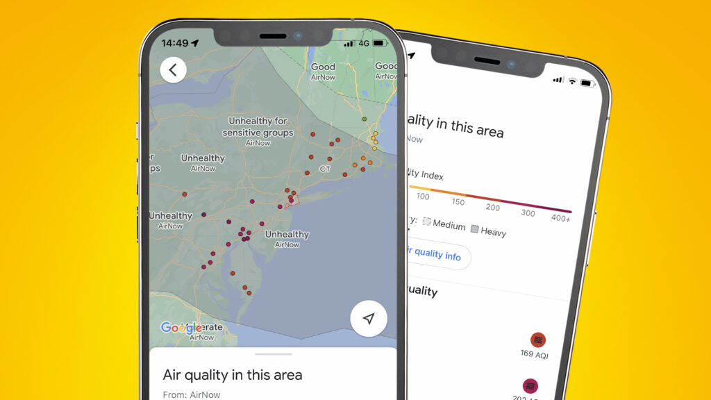 How to check air quality in Google Maps to stay safe from the wildfires