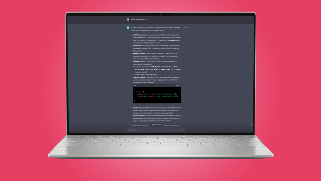 How to use ChatGPT API to make your own apps