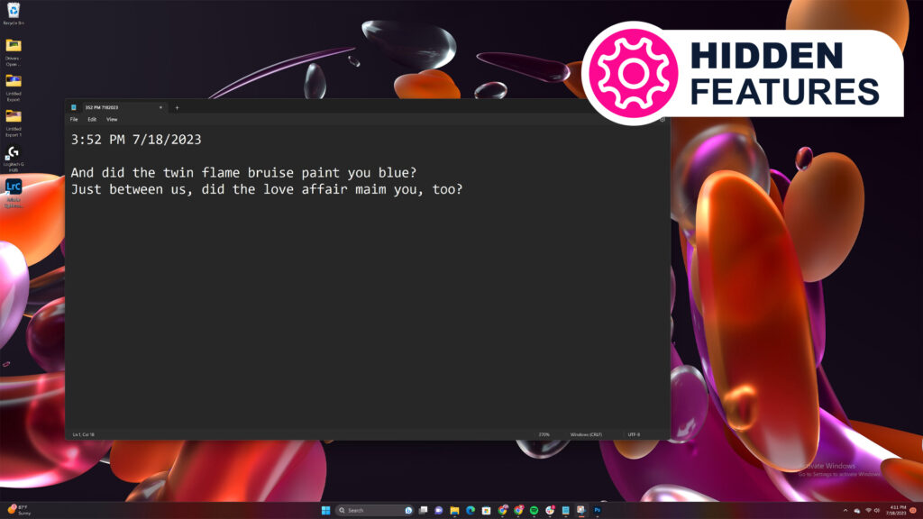 Why this secret feature made me love Windows Notepad all over again