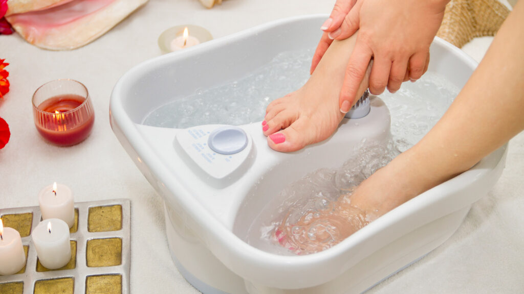 Can a warm foot bath before bed help you sleep better?