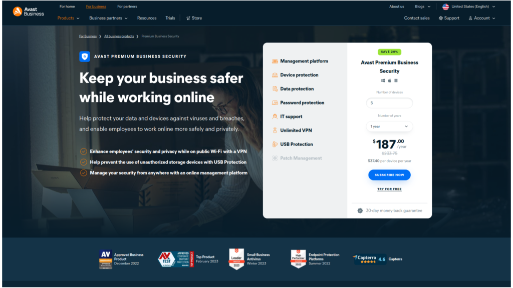 Avast Premium Business Security review