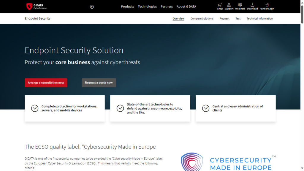 G Data Endpoint Protection Business review