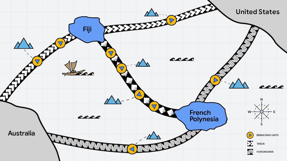 Google is building a subsea cable linking the US to Australia