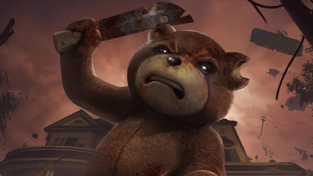 Naughty Bear can now stab Resident Evil characters and Nicolas Cage in Dead by Daylight