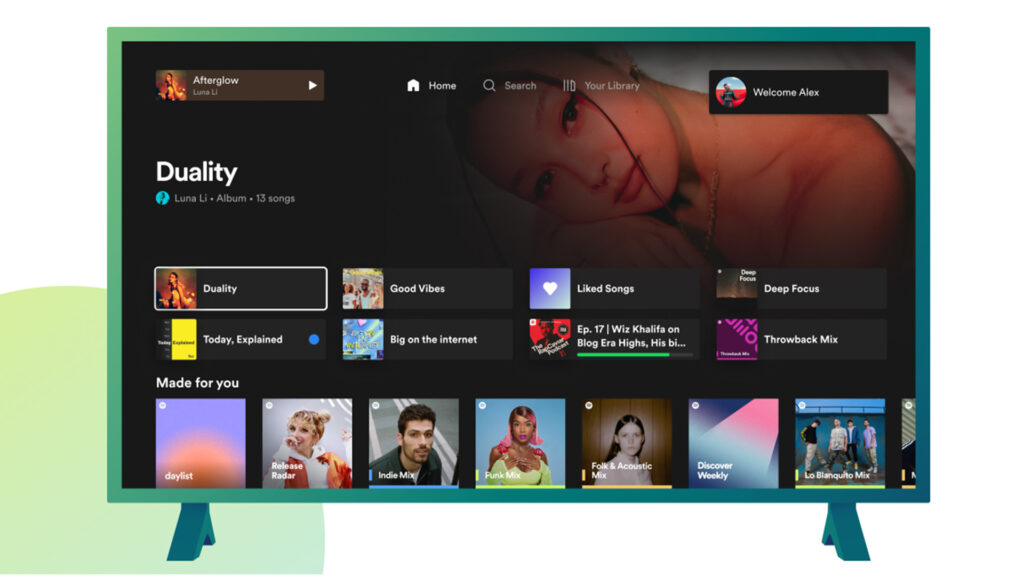 Spotify's TV app just got a big redesign – here's what's new