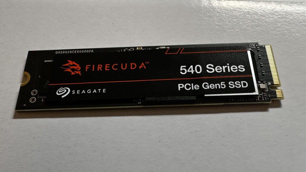 Seagate FireCuda 540 review: showcasing the power of PCIe 5.0