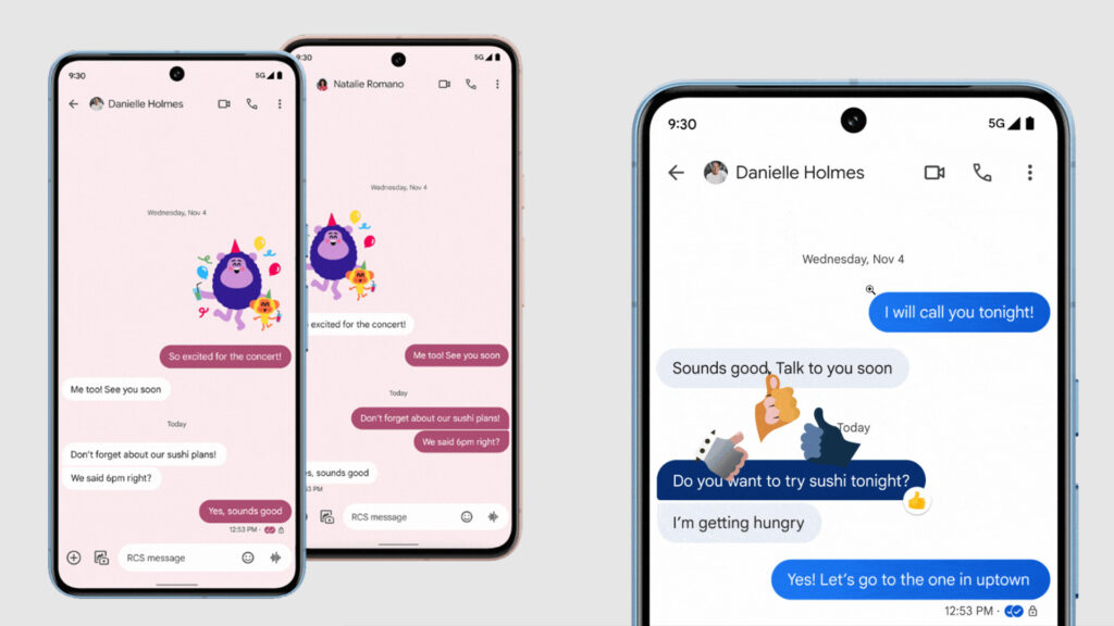 Google Messages new update makes it look a bit like the iPhone's Messages app