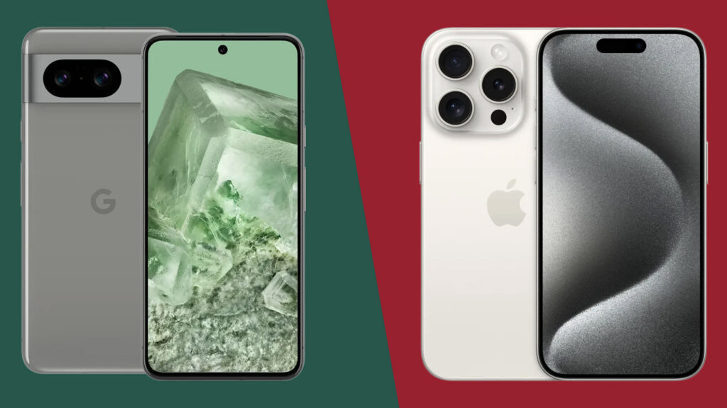 Google Pixel 8 vs iPhone 15 Pro: the big differences