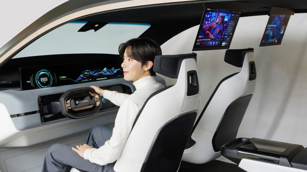 LG wants to screenify your EV and it may be wild enough to work