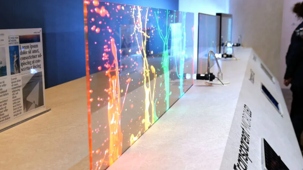 Samsung's world-first transparent micro-LED display is at CES, and it's like a hologram