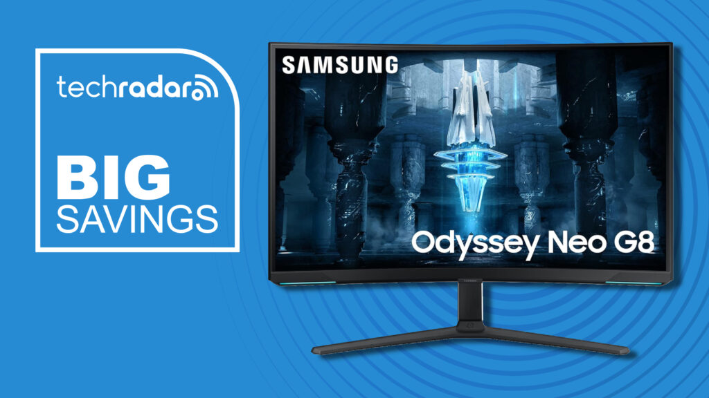 Samsung's Odyssey Neo G8 4K gaming monitor has had its price slashed by almost a half