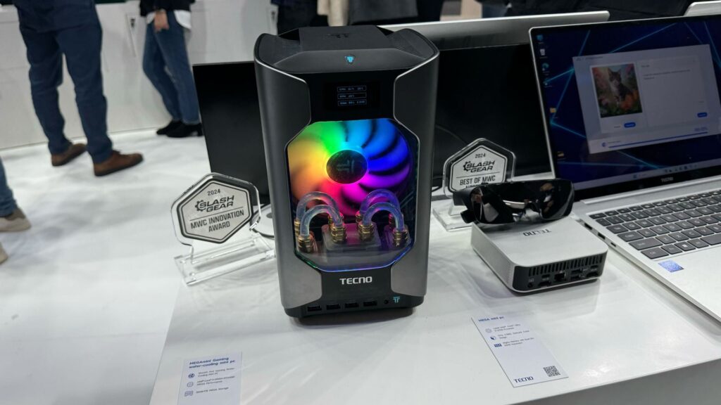 Tecno unveils the smallest water-cooled gaming PC, complete with Intel Core Ultra CPU and RTX 4060 GPU