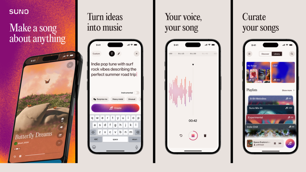 Suno takes a 'What, me worry?' approach to legal troubles and rolls out AI music-generating mobile app