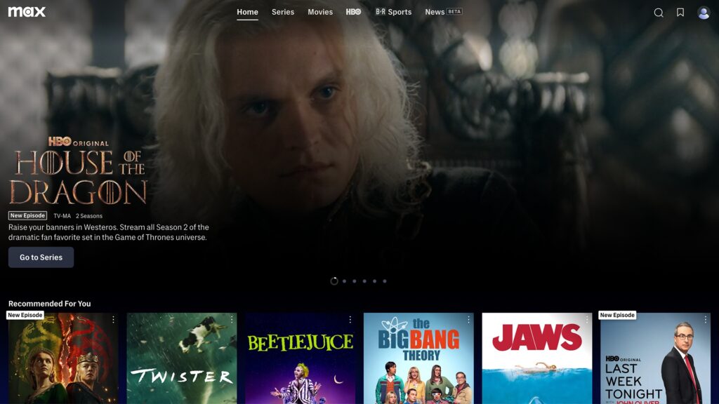 Max's new homepage should make it way easier to find things you actually want to watch