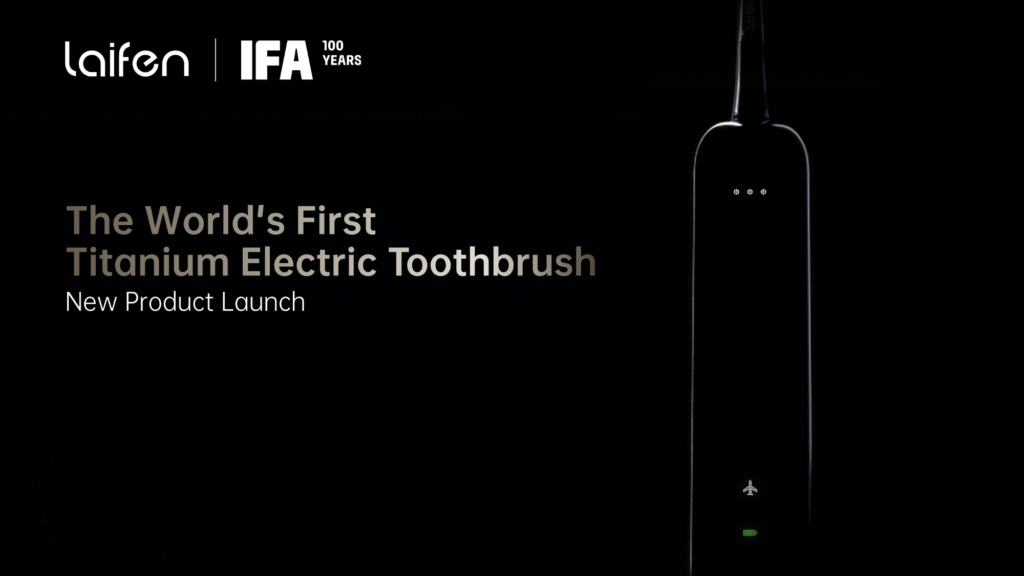 Want a toothbrush made of the same material used on the Saturn V? Now you can with the 'world's first' titanium electric toothbrush