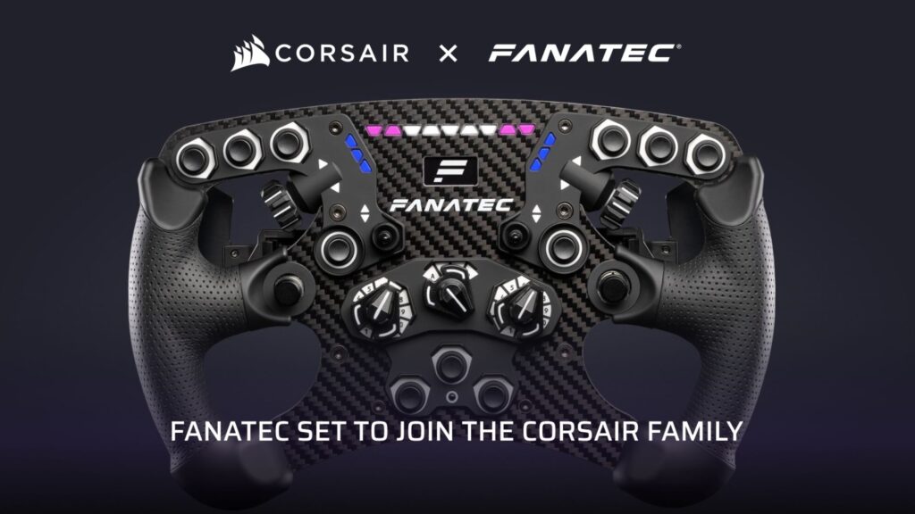 Corsair announces new acquisition of the sim racing company Fanatec