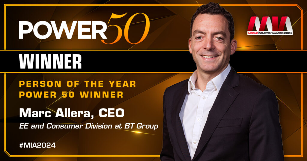 Mobile Industry Awards 2024: BT Consumer and EE CEO Marc Allera is our Power 50 Person of the Year