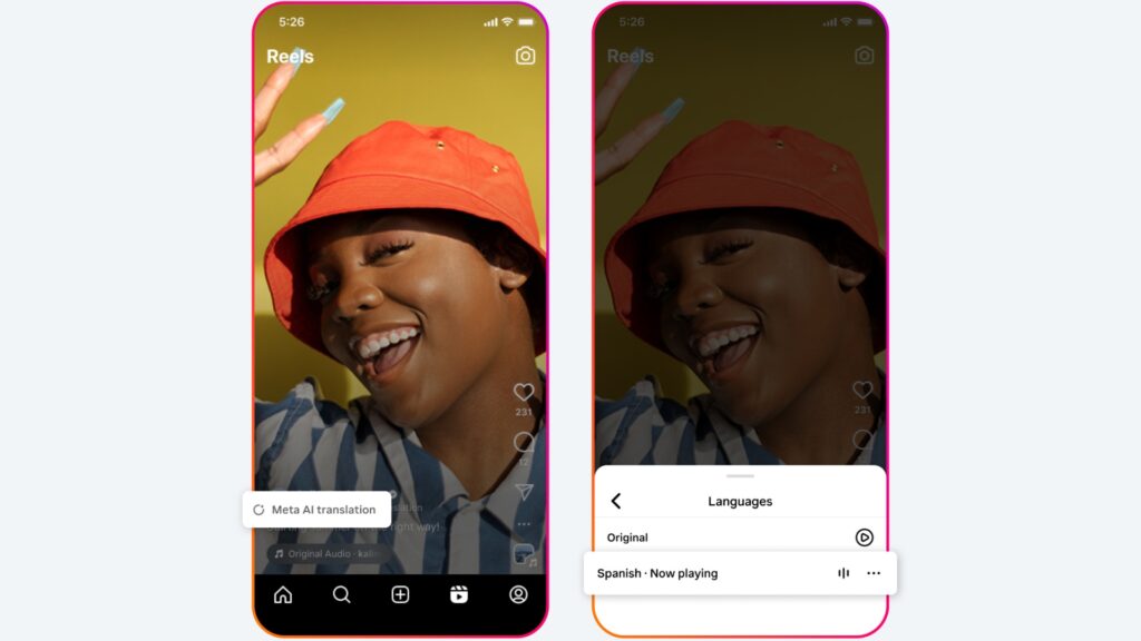 Meta announces an AI translation tool that could change the way you watch Instagram and Facebook Reels forever