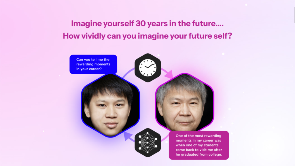 This AI tool lets you confront your future self – and you might like what you find