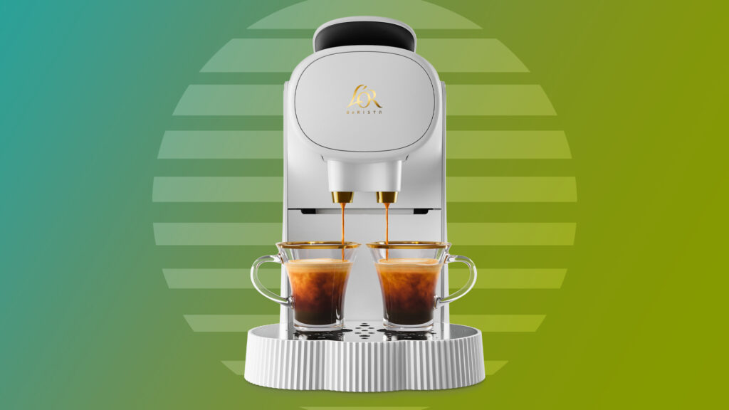 Tired of boring coffee makers? The new L'OR Barista was designed by an award-winning architect