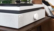 Love vinyl but don’t have space for an amp and speakers? SpinBase 2 could be the solution