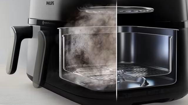 Goodbye to grease: Philips launches self-cleaning air fryer to save you scrubbing