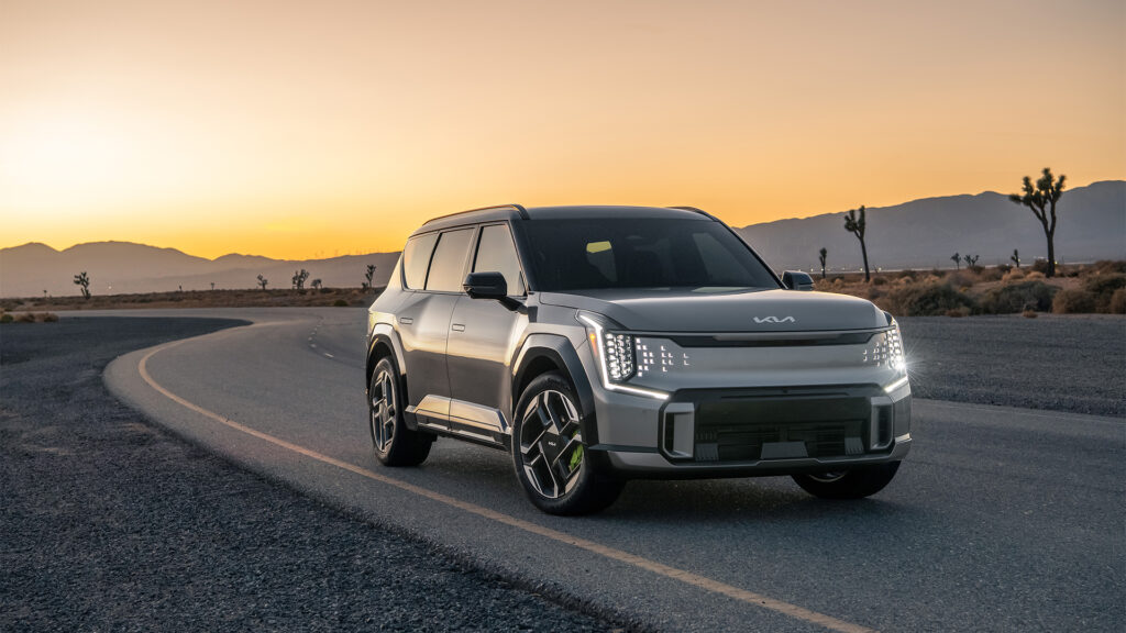 Kia unveils potent GT version of its EV 9 electric SUV – with synthesized gear shifts and fake engine noises