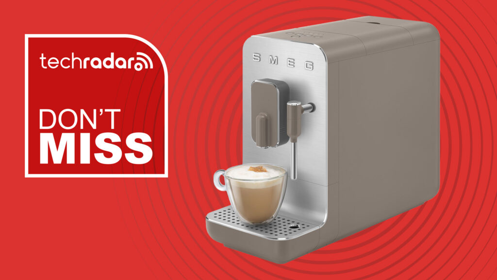 This stunning Smeg automatic espresso machine is less than half-price today – who needs Black Friday?